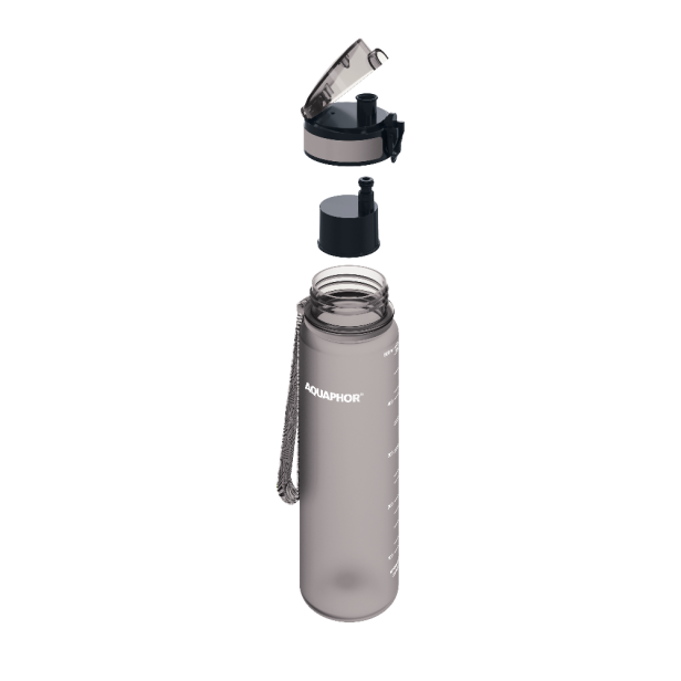 Butelka Aquaphor City 0.5l Szara