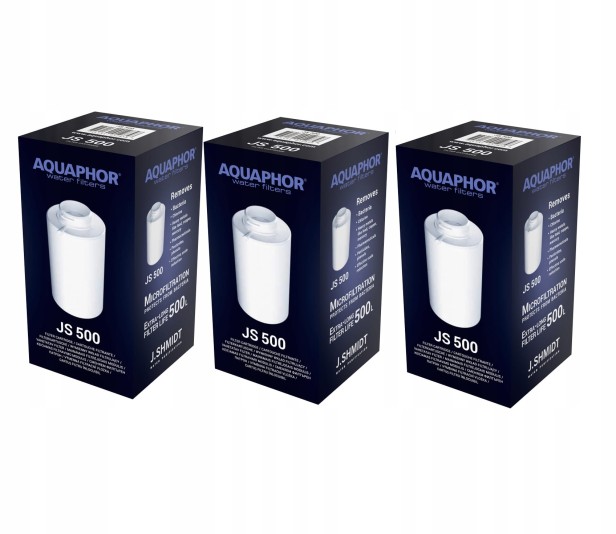 3 wkłady Aquaphor JS 500